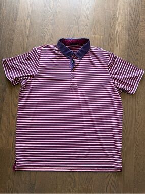 Greyson Men's Striped Golf Polo